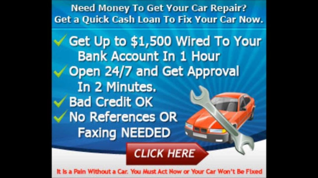 Auto Repair Financing No Credit Check