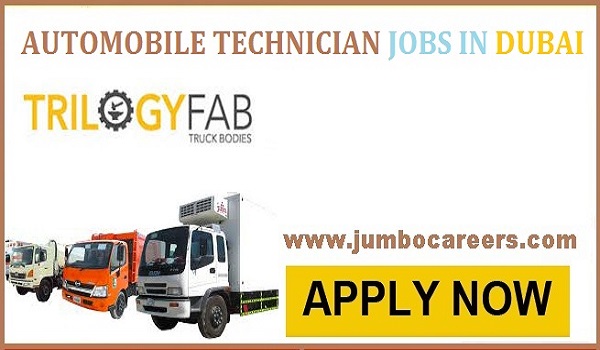 Automobile Technician Job Vacancy In Dubai