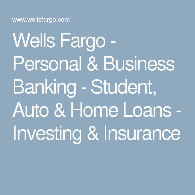Personal Auto Loan Wells Fargo